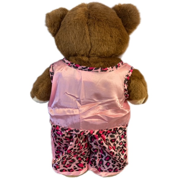 VTG 2006 Build-A-Bear Lil’ Milk Chocolate Cub” with Pink Leopard Outfit - Picture 2 of 5